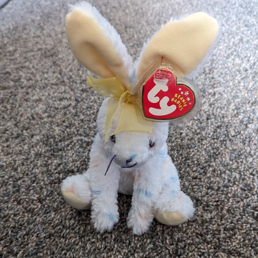 TY 2001 Carrots the Rabbit beanie baby NWT